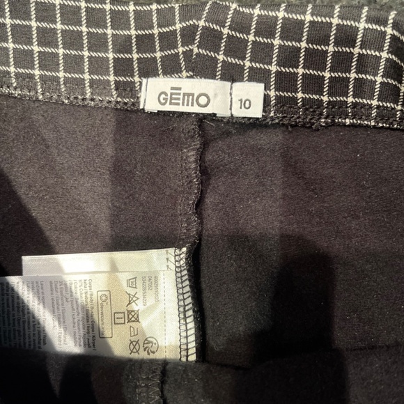 Black checked lines legging - Picture 2 of 2